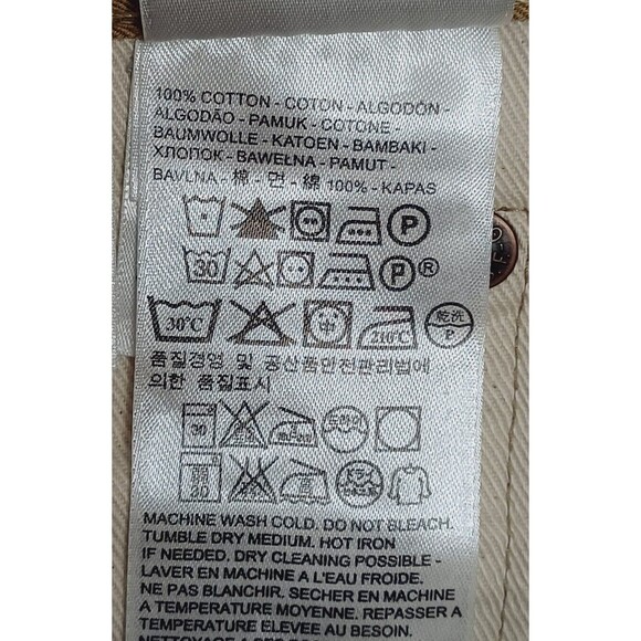 Levi's 508 Men's 30X32 Regular Fit Tappered Leg Colorblock Tan/Blue Urban Jeans - Picture 8 of 12